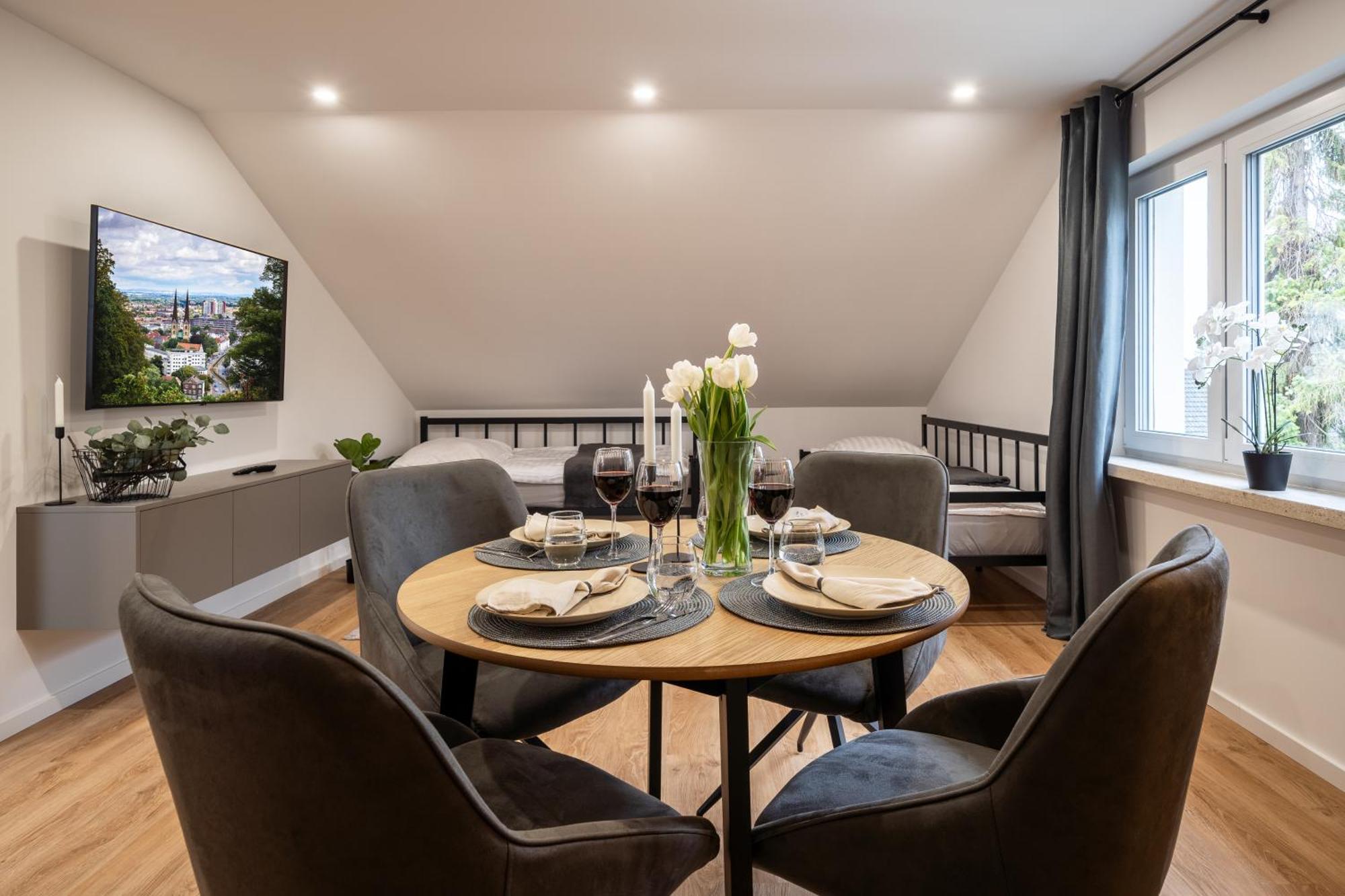 Apartment Milse - Modern. Stylisch Bielefeld Exterior foto